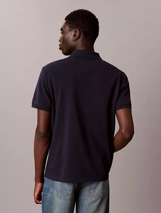 Camisa polo clássica em piqué de algodão Camisa polo clássica em piqué de algodão