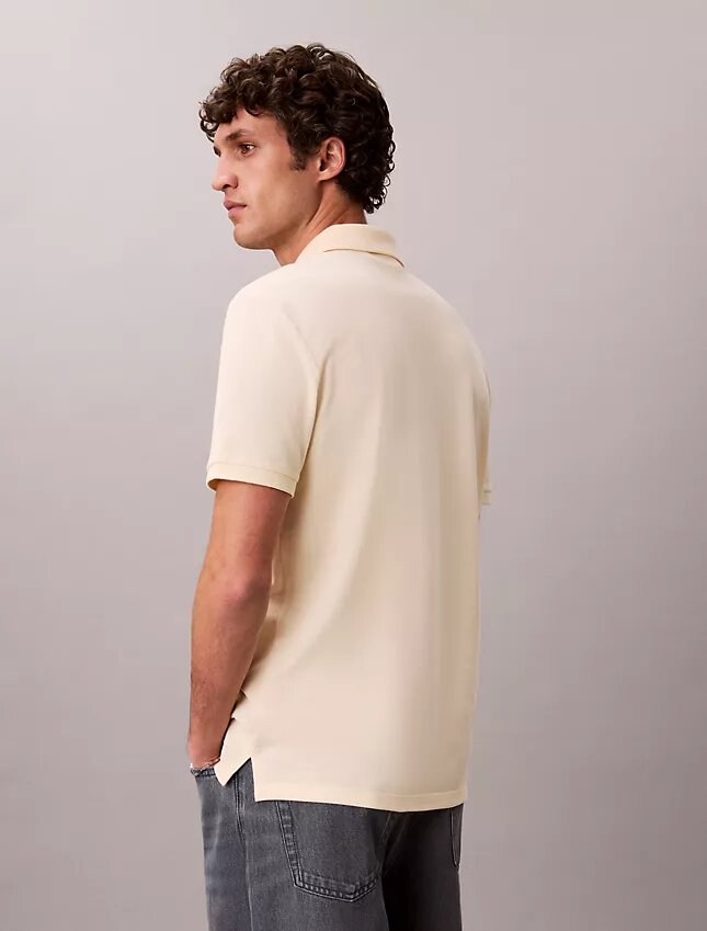 Camisa polo clássica em piqué de algodão Camisa polo clássica em piqué de algodão