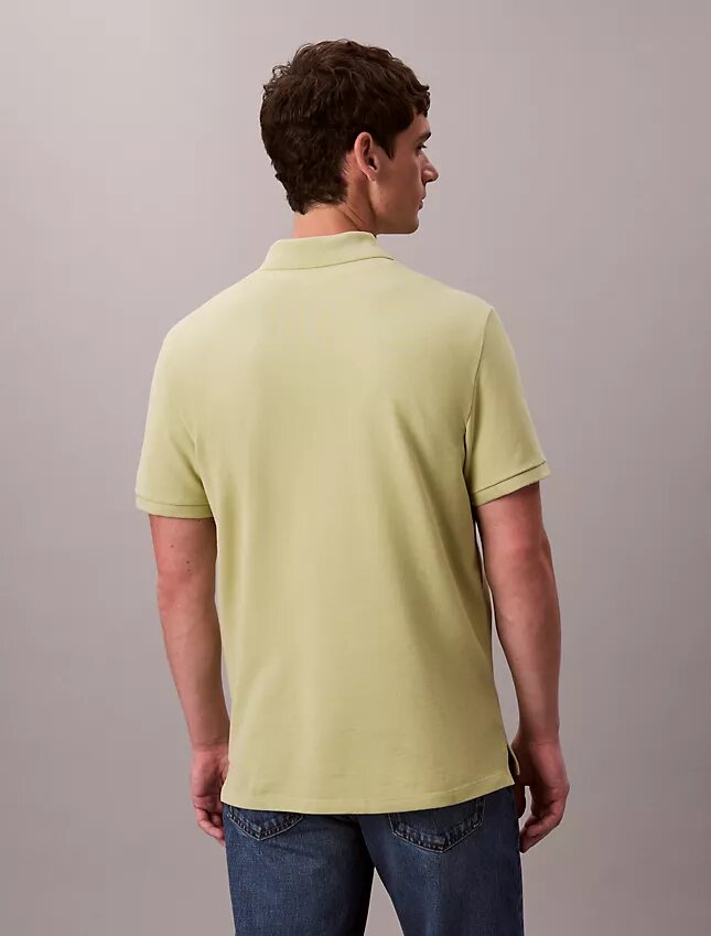 Camisa polo clássica em piqué de algodão Camisa polo clássica em piqué de algodão
