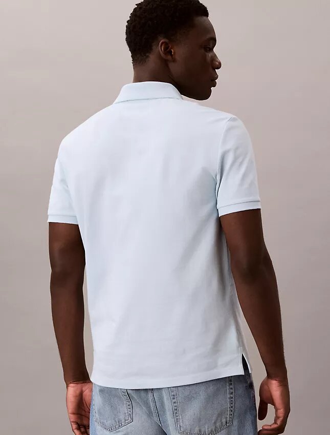 Camisa polo clássica em piqué de algodão Camisa polo clássica em piqué de algodão