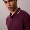 Camisa polo com detalhes em Liquid Touch Camisa polo com detalhes em Liquid Touch