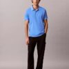 Camisa polo com detalhes em Liquid Touch