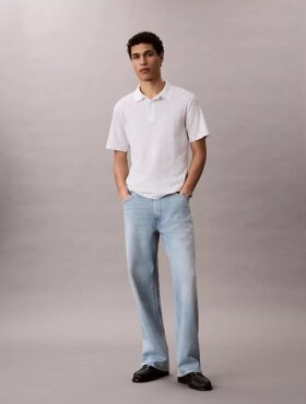 Camisa polo com estampado integral Liquid Touch