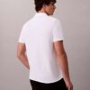 Camisa polo com fecho de correr de um quarto e debrum contrastante