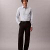 Camisa slim de xadrez em Cotton Stretch com botões Camisa slim de xadrez em Cotton Stretch com botões