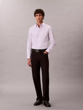 Camisa Slim em Algodão Elástico Supima
