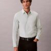 Camisa Slim em Algodão Elástico Supima