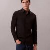 Camisa Slim em Algodão Elástico Supima