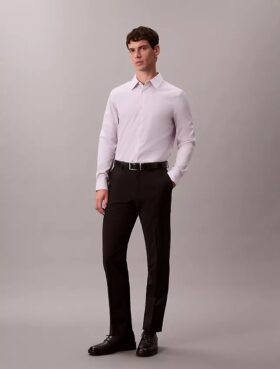 Camisa Slim em Algodão Elástico Supima