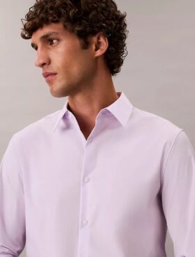 Camisa Slim em Algodão Elástico Supima
