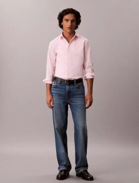 Camisa Slim em Algodão Elástico Supima
