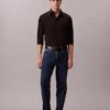 Camisa Slim em Algodão Elástico Supima