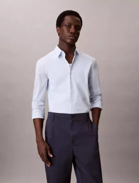 Camisa Slim Stretch com botões