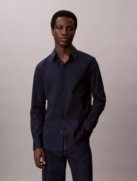 Camisa Slim Stretch com botões