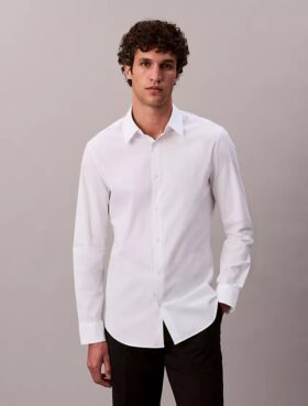 Camisa Slim Stretch com botões