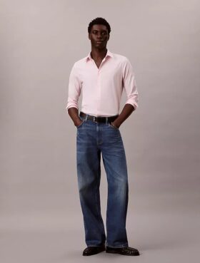 Camisa Slim Stretch com botões