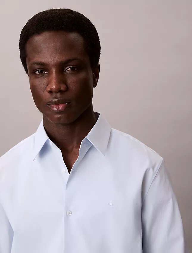 Camisa Slim Stretch com botões Camisa Slim Stretch com botões