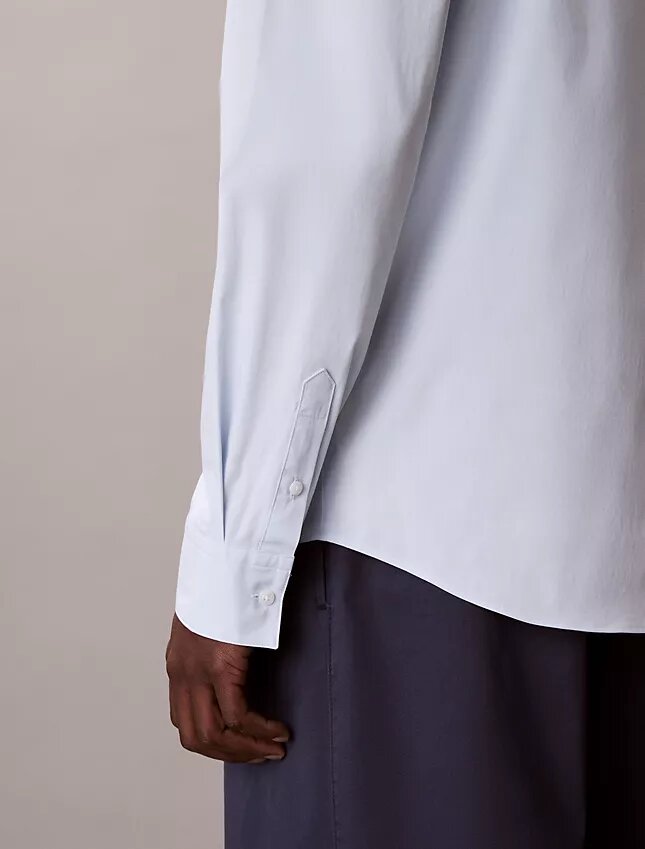 Camisa Slim Stretch com botões Camisa Slim Stretch com botões