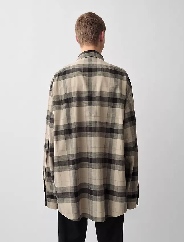 Camisa xadrez Blakely com botões Camisa xadrez Blakely com botões