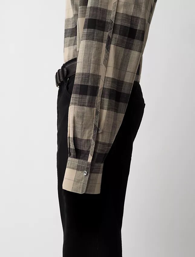 Camisa xadrez Blakely com botões Camisa xadrez Blakely com botões