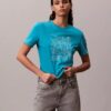 Camiseta clássica com logótipo brilhante