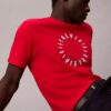 Camiseta clássica com logótipo circular Camiseta clássica com logótipo circular