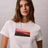 Camiseta clássica com logótipo City Sunset