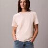 Camiseta clássica com logótipo em feltro Camiseta clássica com logótipo em feltro