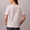 Camiseta clássica com logótipo em feltro Camiseta clássica com logótipo em feltro