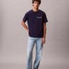 Camiseta clássica com logótipo em letras pequenas Camiseta clássica com logótipo em letras pequenas