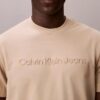 Camiseta clássica com logótipo em relevo Camiseta clássica com logótipo em relevo