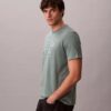 Camiseta clássica com logótipo em sombra Camiseta clássica com logótipo em sombra