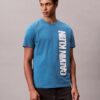 Camiseta clássica com logótipo vertical