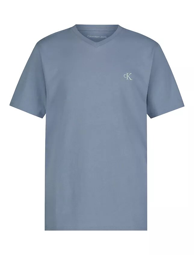 Camiseta com decote em V e Monogram para meninos Camiseta com decote em V e Monogram para meninos