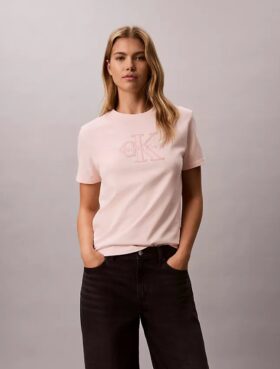 Camiseta com Estampado Monólogo em Tecido Baby Terry