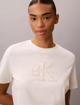 Camiseta com Estampado Monólogo em Tecido Baby Terry