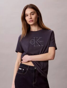 Camiseta com Estampado Monólogo em Tecido Baby Terry