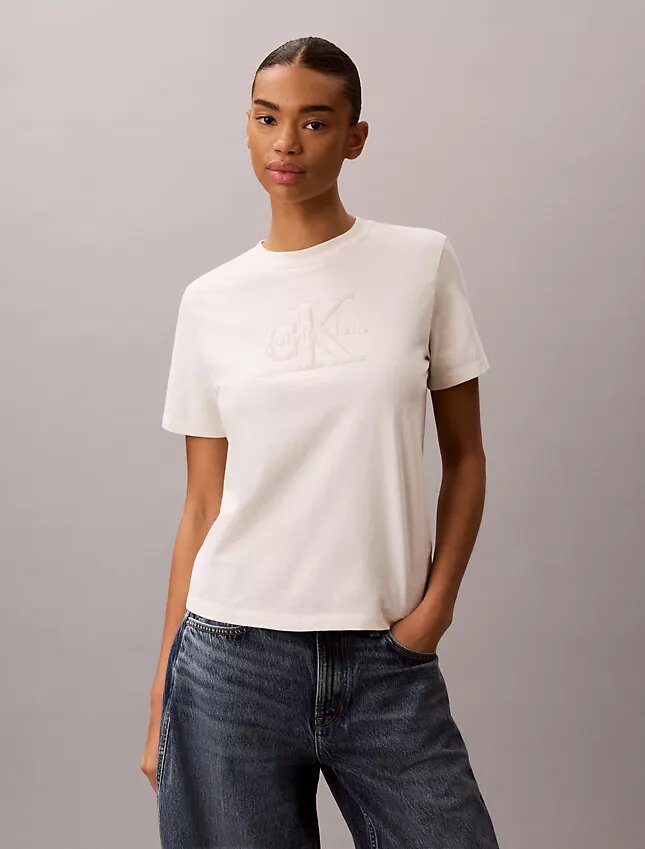 Camiseta com Estampado Monólogo em Tecido Baby Terry Camiseta com Estampado Monólogo em Tecido Baby Terry