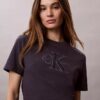 Camiseta com Estampado Monólogo em Tecido Baby Terry Camiseta com Estampado Monólogo em Tecido Baby Terry