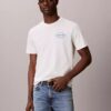 Camiseta com logotipo gráfico Calvin Klein Camiseta com logotipo gráfico Calvin Klein