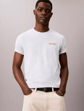 Camiseta com logotipo gráfico Calvin Klein