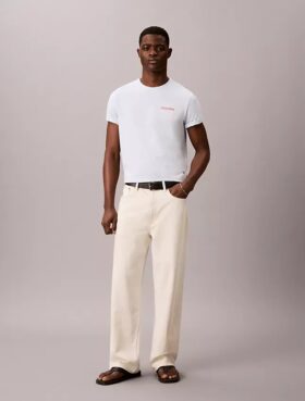 Camiseta com logotipo gráfico Calvin Klein