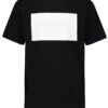 Camiseta de gola redonda com bloco de logótipo Ck para meninos Camiseta de gola redonda com bloco de logótipo Ck para meninos