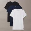 Camiseta de gola redonda com corte clássico, pacote de 3 peças da Cotton Classics