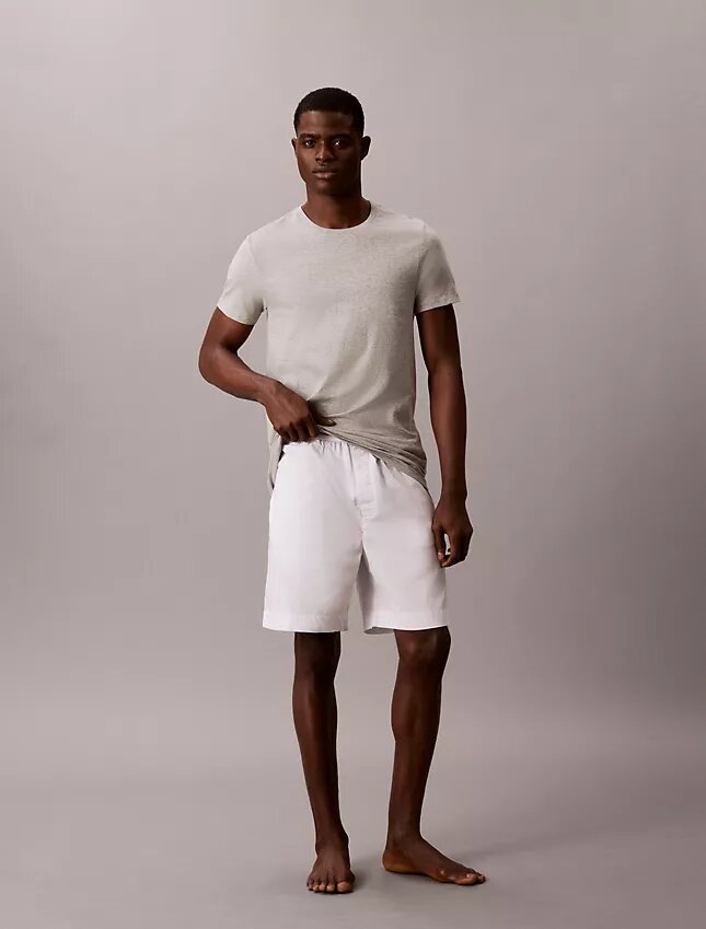 Camiseta de gola redonda com corte clássico, pacote de 3 peças da Cotton Classics Camiseta de gola redonda com corte clássico, pacote de 3 peças da Cotton Classics