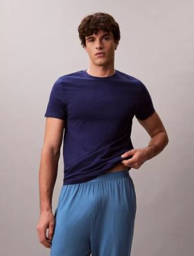 Camiseta de gola redonda com corte clássico, pacote de 3 peças da Cotton Classics