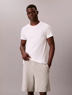 Camiseta de gola redonda com corte clássico, pacote de 3 peças da Cotton Classics