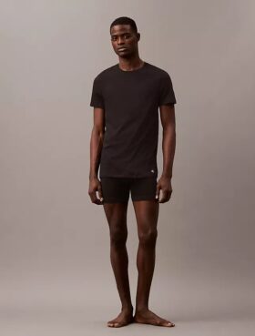 Camiseta de gola redonda com corte clássico, pacote de 3 peças da Cotton Classics