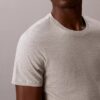 Camiseta de gola redonda com corte clássico, pacote de 3 peças da Cotton Classics Camiseta de gola redonda com corte clássico, pacote de 3 peças da Cotton Classics