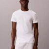 Camiseta de gola redonda com corte clássico, pacote de 3 peças da Cotton Classics Camiseta de gola redonda com corte clássico, pacote de 3 peças da Cotton Classics